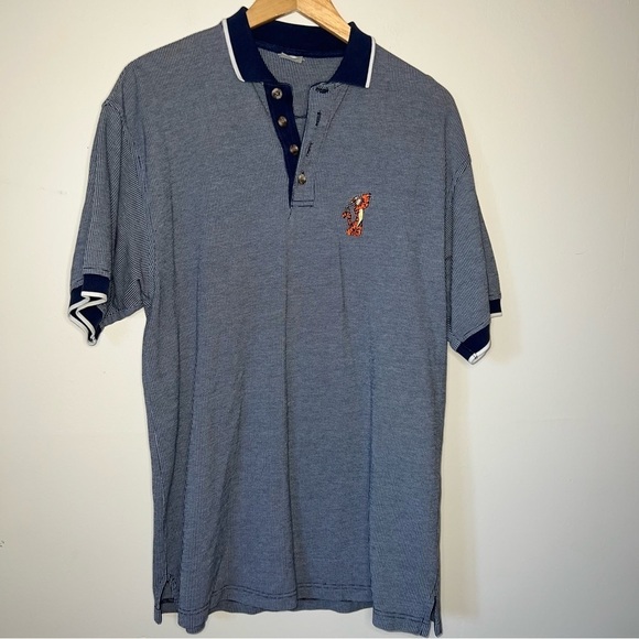 Walt Disney Men’s Tigger Polo Goff Shirt Resort Shirt Size Medium - Picture 2 of 10